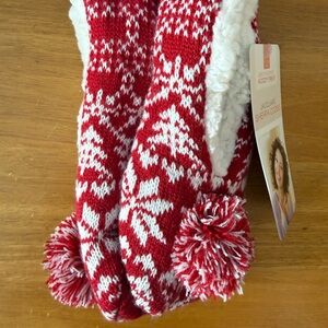 New With Tags, Women’s L/XL Shoe Size 8-10 Sherpa Cozies